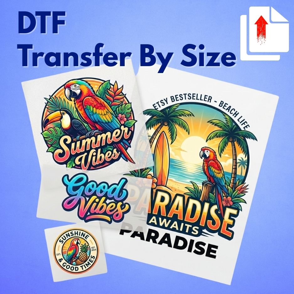 DTF Transfers by Size