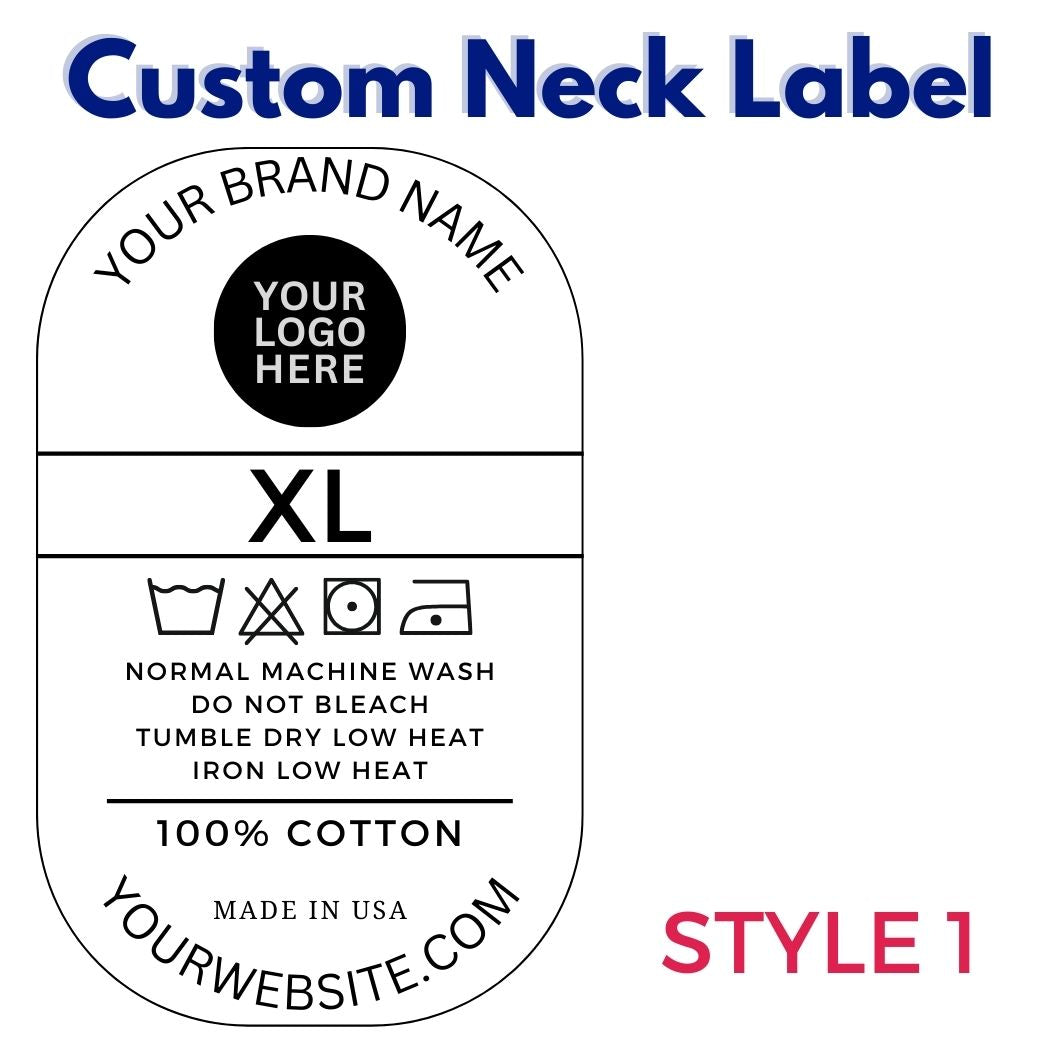 Custom DTF Neck Labels